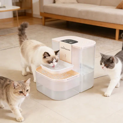 PurrPour Cordless Cat Water Dispenser — 4.5L, No Filters to Replace
