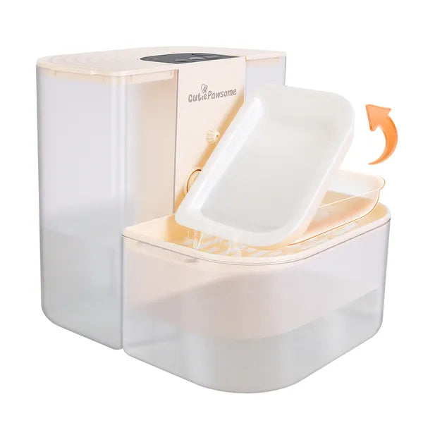 PurrPour Cordless Cat Water Dispenser — 4.5L, No Filters to Replace